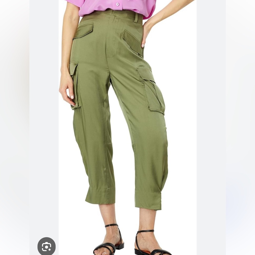 Equipment Gervaise silk cargo pants